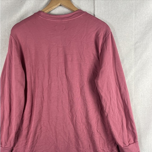 Lou & Grey Soft Dress Long Sleeve Pullover Rose Mauve Blush Mini Dress Sleeper - Picture 5 of 5